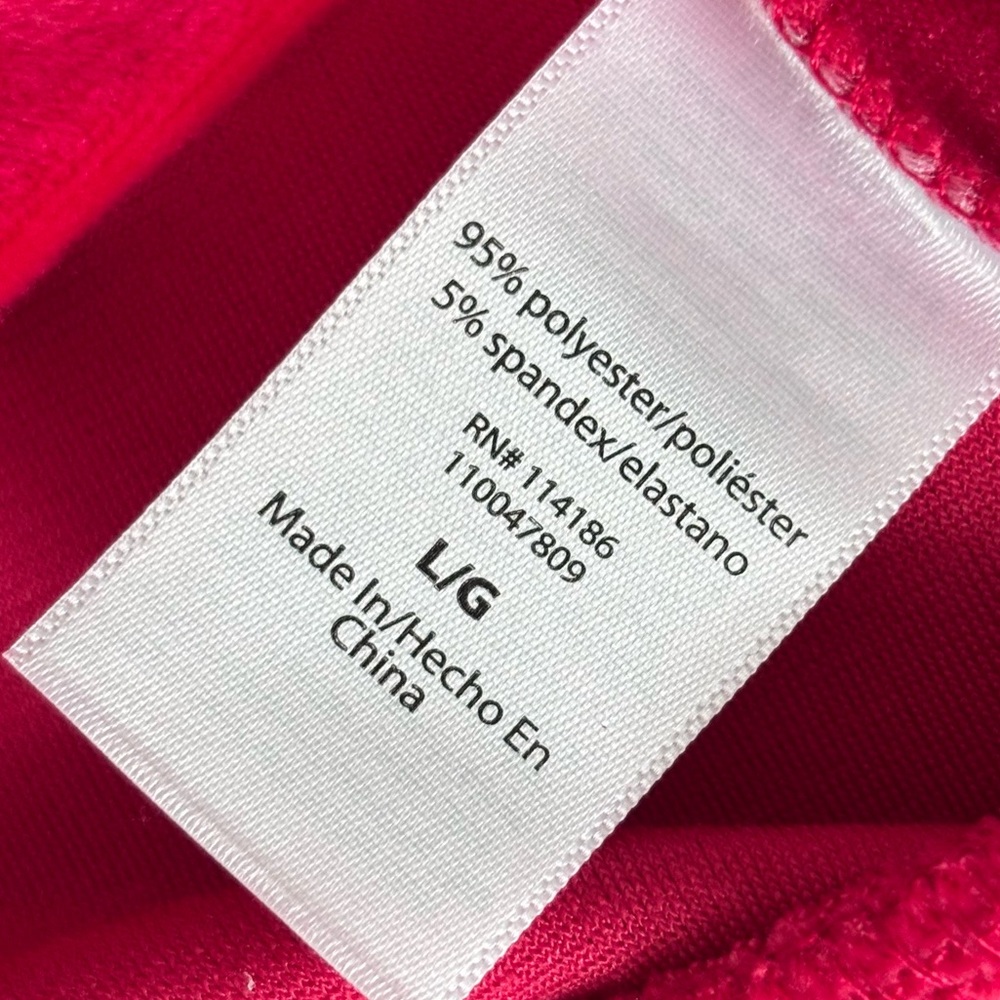 JUICY COUTURE Coco Red Diamanté Velour Tracksuit Top and Jogger Set--NWT--L - Picture 12 of 15